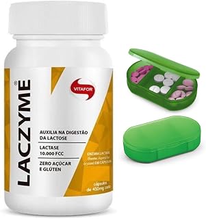 Kit Laczyme Vitafor 30 Caps 450 mg Cada Laczime Vitafor + Porta Cápsula
