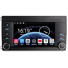 7" Qualcomm Android 14 8-Core Car Stereo for Porsche Cayenne 955 957 Radio Sat Nav Wireless Carplay & Android Auto DSP Bluetooth Wifi SWC Canbus DSP Touchscreen 4GB RAM 64GB ROM