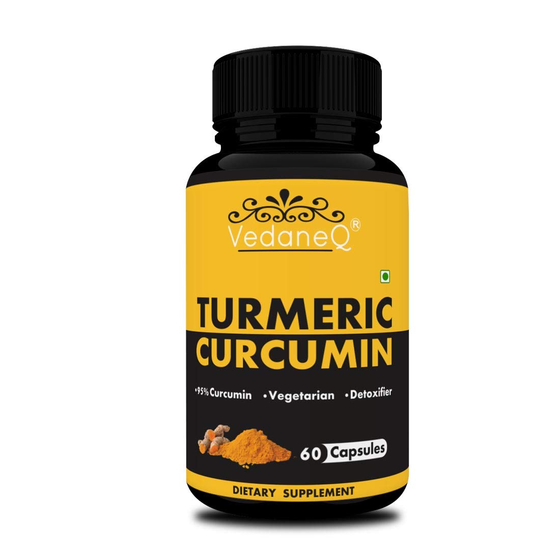 VedaneQ Turmeric Curcumin with Bioperine 1300mg. Antiinflammatory