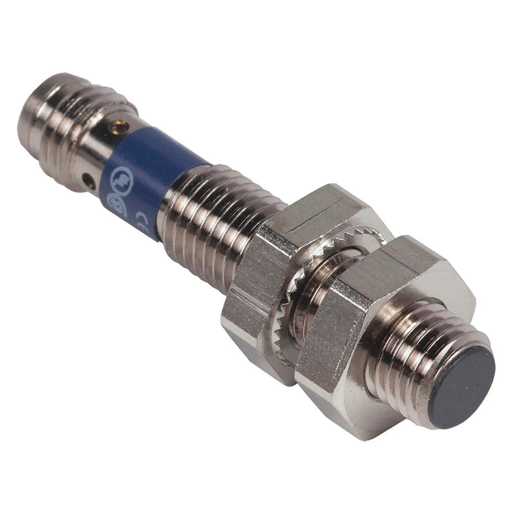 Telemecanique Sensors XS108B3PBM8 Inductive Proximity Sensor, Flush Mount, Short Metal 8-Mm Barrel, 3-Wire Dc Pnp Wiring, Pnp Input, Nc Output, M8 Micro-Connector