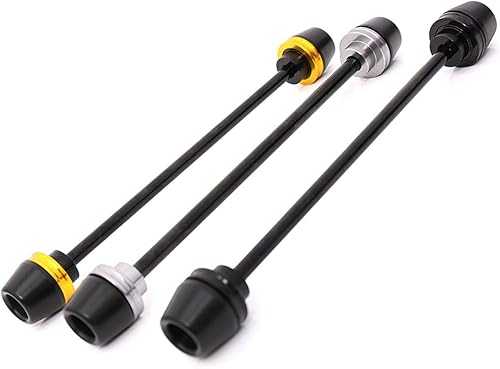 Miniatura 3 de Compatible con Versys 1000 2017-2018 Oro eje rueda delantera horquilla Sliders Protectores Crash Protector