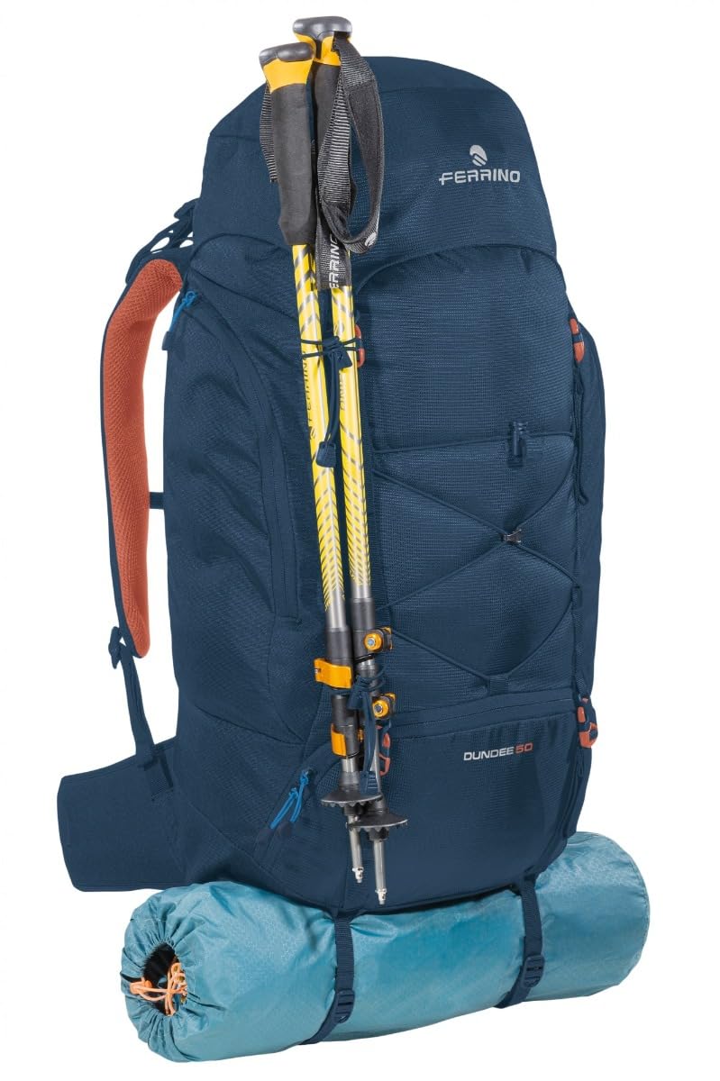 Ferrino - Zaino backpack trekking cammini Dundee 50 L - Blu