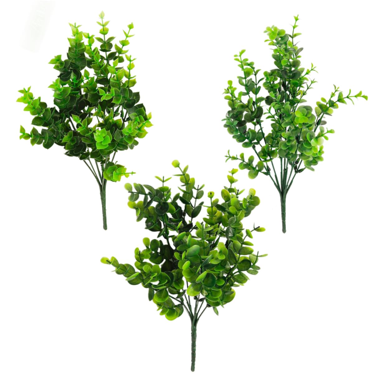 MAGICLULU 3 Set Pianta Verde Eucaliptus Di Grandi Dimensioni Piante Piccolo Pianta Decorativa Artificiale Finti Steli Di Eucalipto Rami Finti Plastica Green 3 Pezzi*3