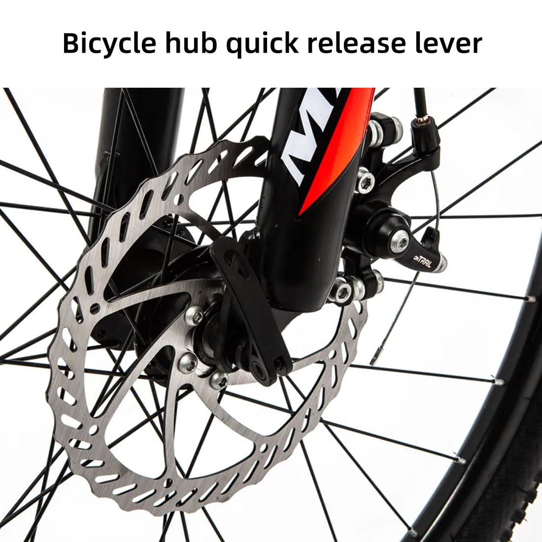 ATTACHE BLOCAGE RAPIDE ARGENT 140-150mm ROUE VELO MOYEU JANTE VTT ROUTE VILLE