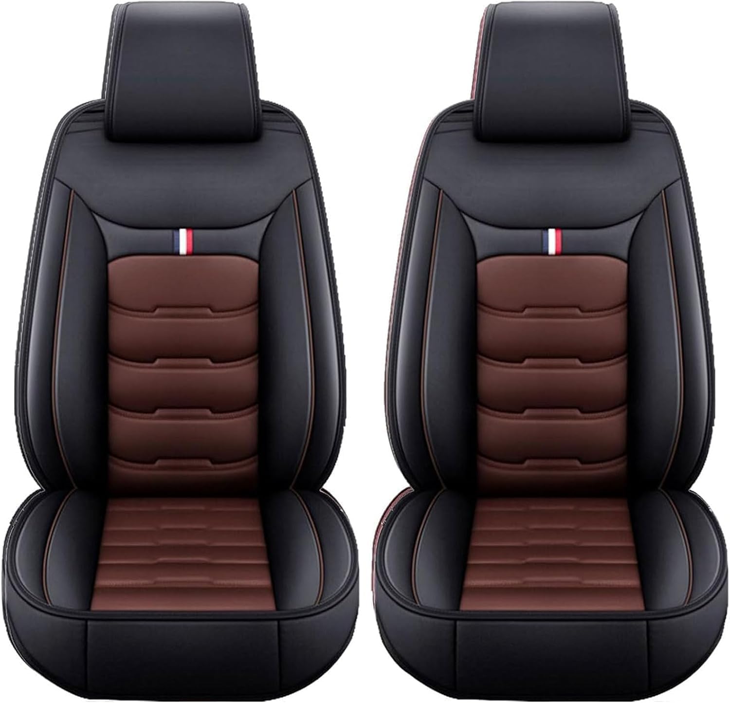 Lot de 2 housses de siège avant pour VW T-Cross en cuir imperméable