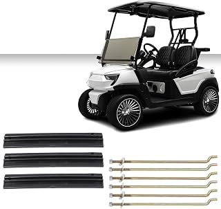 Fits for 1981-2013 Club Car DS Golf Cart Battery Hold Down Plate & Rods Kit Part No. 42717571336