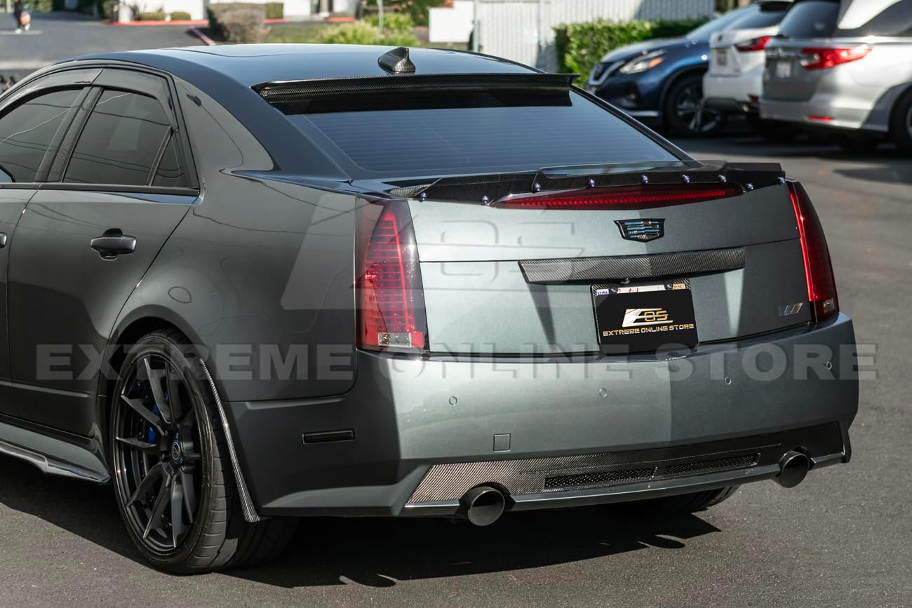 for 2009-2015 Cadillac CTS & CTS-V | GM Factory Style Carbon Fiber Upper Roof Shark Fin Tape On Cover