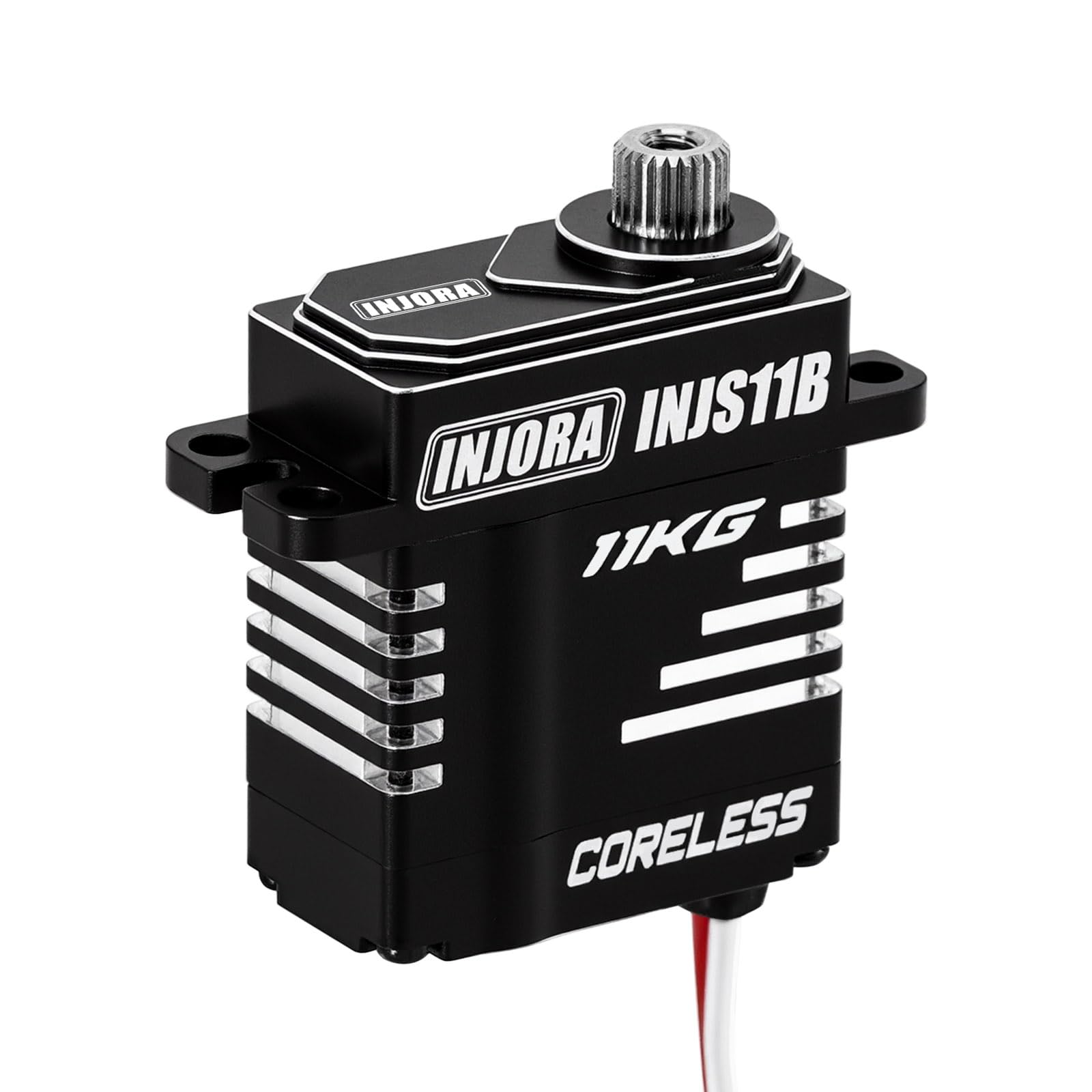 INJORA 11KG Coreless Digital Micro Servo High Torque Metal Gear for 1/18 1/24 RC Crawler — image 1