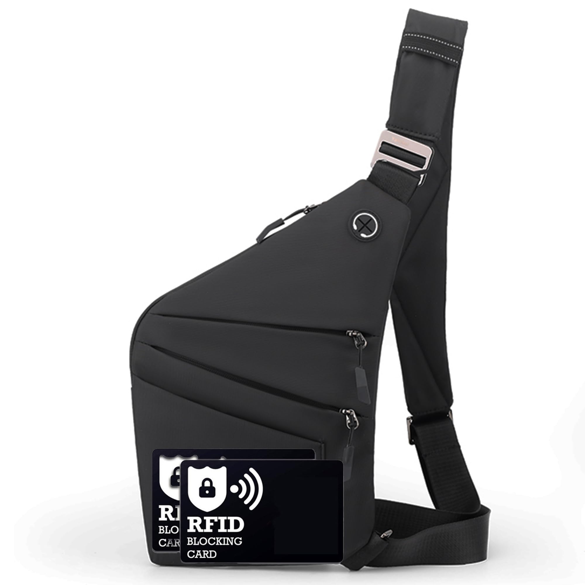 Sac anti-vol multifonction, Sac bandoulière anti-vol avec compartiments multiples étanche sécurisé pour voyage