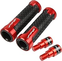 Vista 8 de Para Yamaha FZ6/FZ6R/FAZER FZ 6 R 6R FZ6 FZ 6 Motocicleta 7/8" 0.866 in Manillar Extremos Puños Slider Manillar Bar Extremos Tapones (Color: 5)