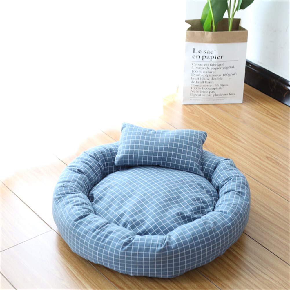adekor_home Ronde hondenbed, kattensofa, dierenbed, kattenbed, corduroy, kattennest, hondenkussen, slaapplaatsen voor een huisdier, 60 cm, 80 cm, 100 cm, grijs/zwart/crème/bruin (M, grijs adekor_home Ronde hondenbed, kattensofa, dierenbed, kattenbed, corduroy, kattennest, hondenkussen, slaapplaatsen voor een huisdier, 60 cm, 80 cm, 100 cm, grijs/zwart/crème/bruin (M, grijs