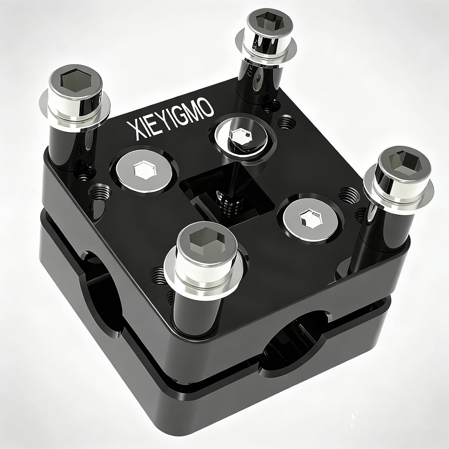 Aluminum 12MM GPS Holder Bar Clamp Compatible with Yamaha Tenere 700/XTZ07 2019-2021,Compatible with Aprilia Tuareg 660-2022,R1200 1250 GS and GSA 2014-2022,Black
