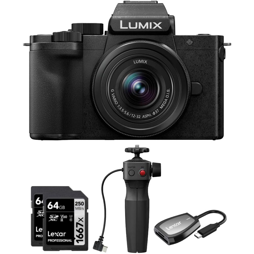 Amazon.com : Panasonic DC-G100DVK LUMIX G100D 4K Mirrorless Camera 