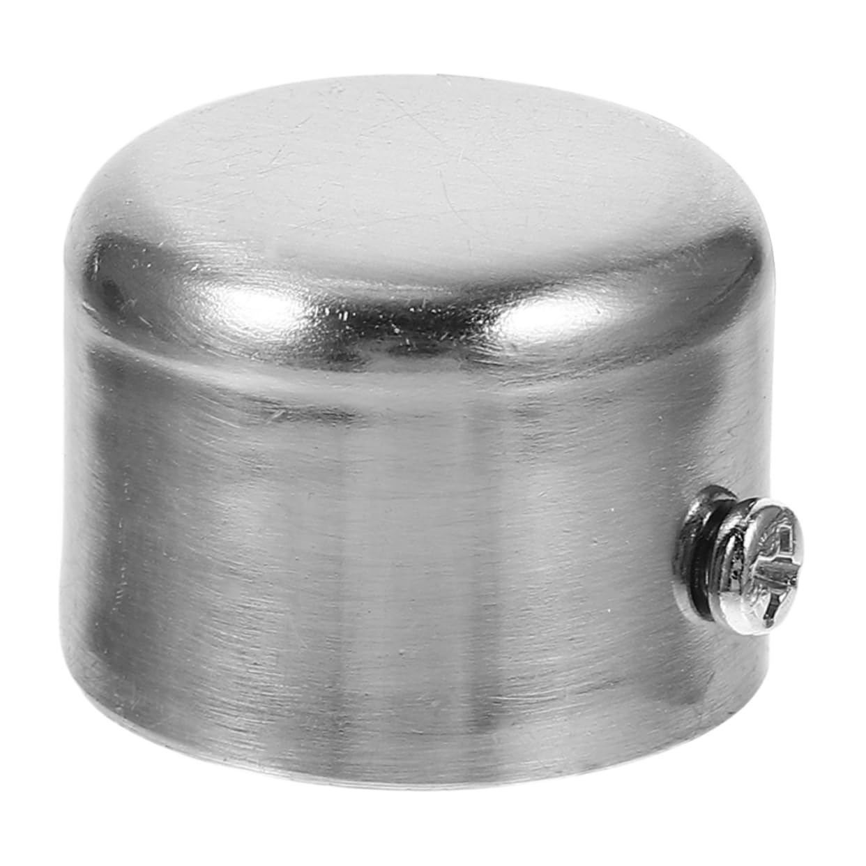 HOMOCONO Curtain Rod End Caps Plug Decorative for Window Rods for Chrome Curtain Poles Finials