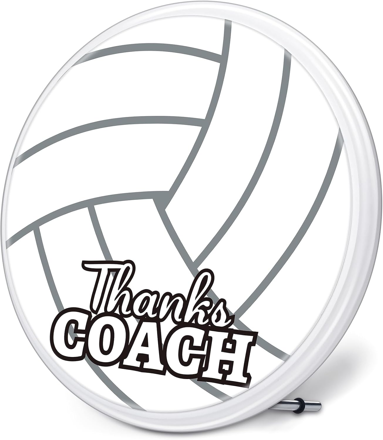 Sport Thanks Coach Gifts from Team Home Plate Plaque for Trophy Sign Award Accessories, 9 x 10 Inches