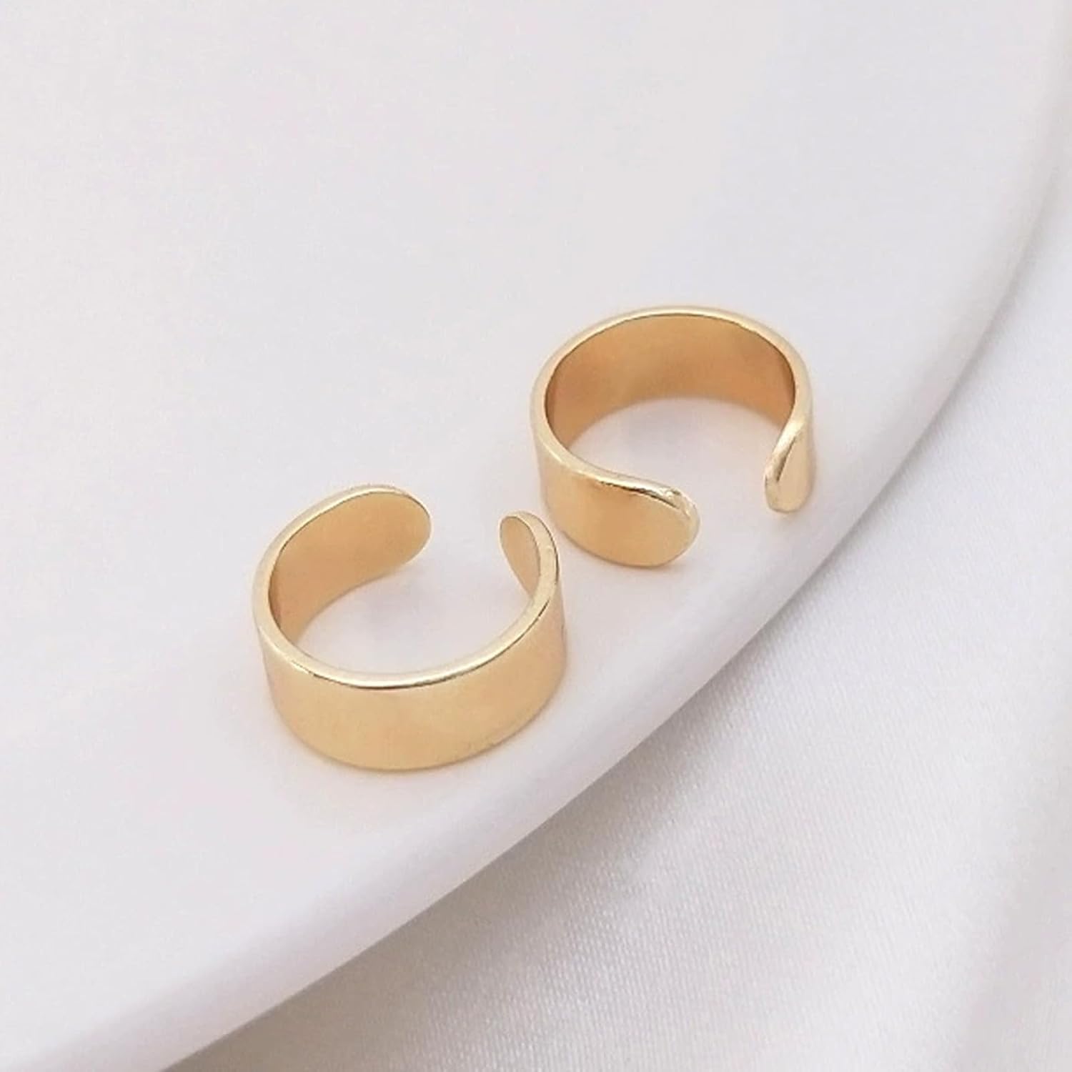 Gold Non Piercing Ear Cuffs for Women Rhinestone Cartilage Stackable Trendy Daily Party Fashion Jewelry Gifts