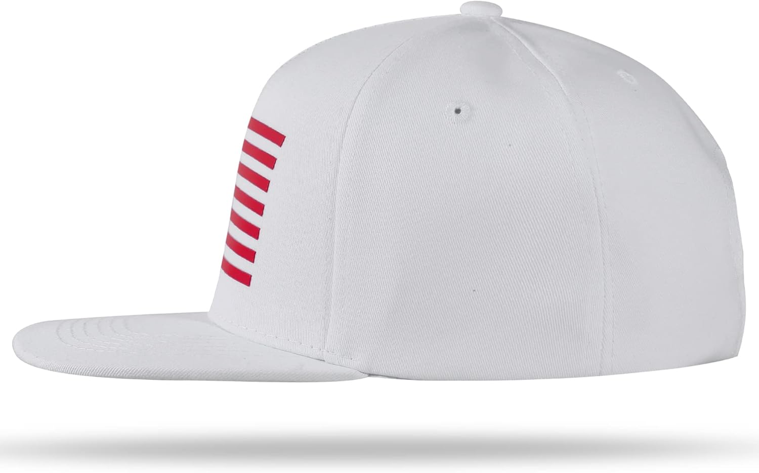 Baseball Cap, Snapback Trucker Hat for Men & Women with American Flag and Adjustable, Breathable Mesh, Flat Bill Hats - Image 4