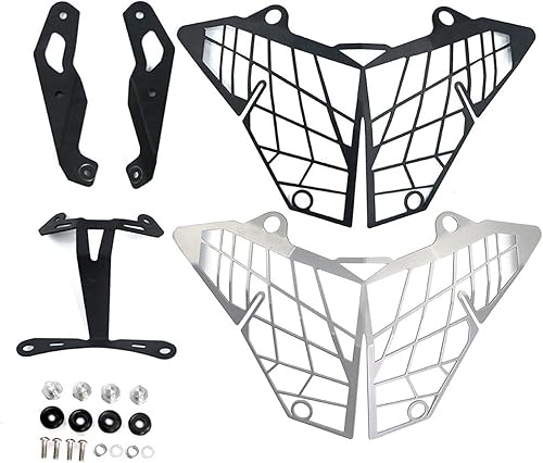 Miniatura 1 de PIKIS Motobike HeadLamp Grille Motorcycle Headlight Protector Grille Guard Cover Protection for Kawasaki Versys 300 Versys250 X300 250 X-300