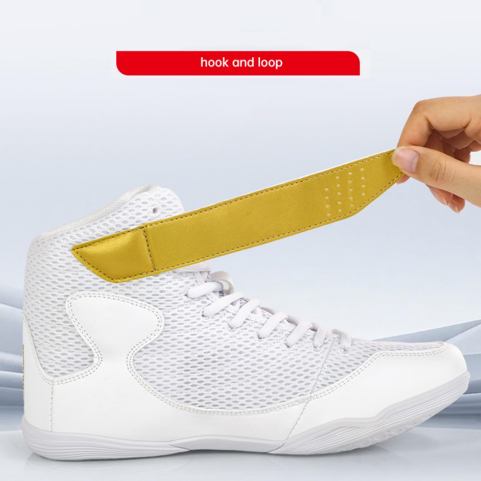 Zapatillas Boxeo Lucha para Hombre Botas De Fitness Transpirables Ligeras Y De Caña Alta para Gimnasio Y Entrenamiento De Combate