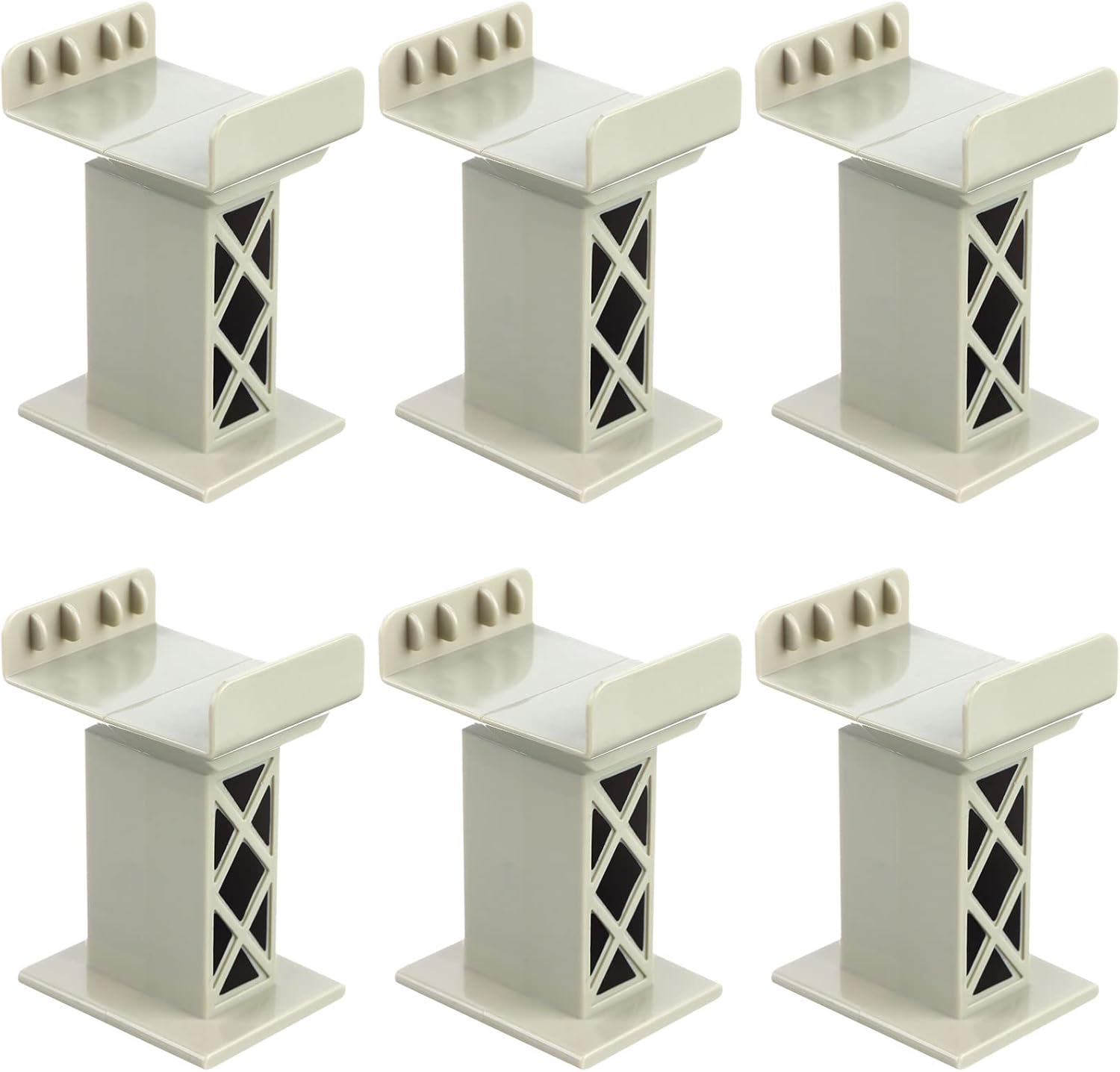 Amazon.com: Ioffersuper 6 Pcs Train Bridge Pier Track Railway ...