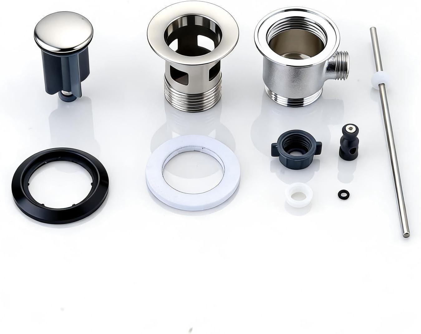 Compatible with Hansgrohe Drain Stopper Chrome 1 1/4 for Washbasin or Bidet, 94139000