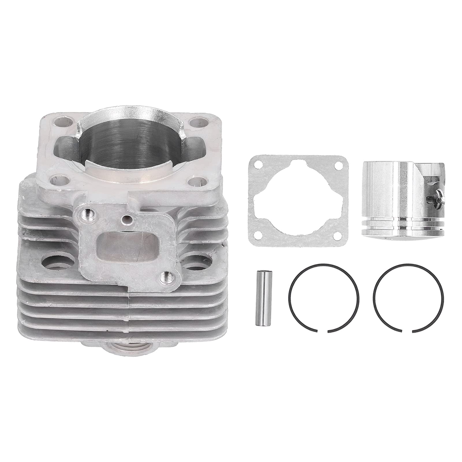 Set Guarnizioni Perno Fasce Elastiche Cilindro da 34 Mm, Parti di Ricambio Professionali per Decespugliatore Decespugliatore TL26 CG260 1E34F, con Acciaio di Alta qualità e