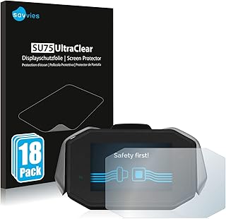 Savvies Screen Protector compatible with MV Agusta Dragster RC TFT Protection Film Clear 18-Pack