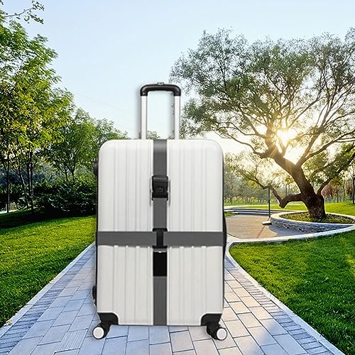 Sangle de valise gris ajustable König Design en nylon renforcé - 6