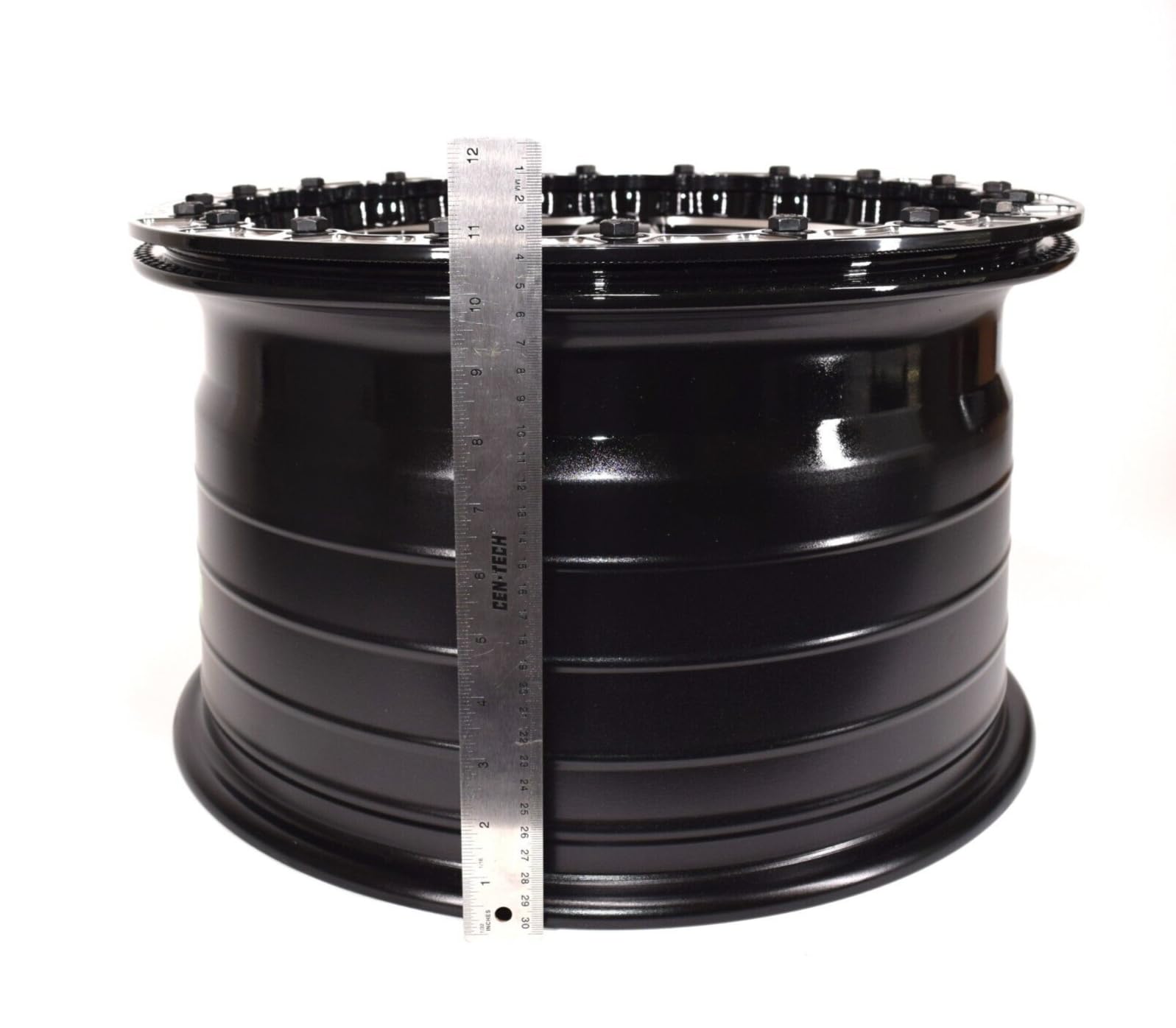 VMS Racing Black Beadlock Vstar Drag Rim Wheel 17x10 | 5x114.3 | 5x4.5" | 7.63 BS | VWST080