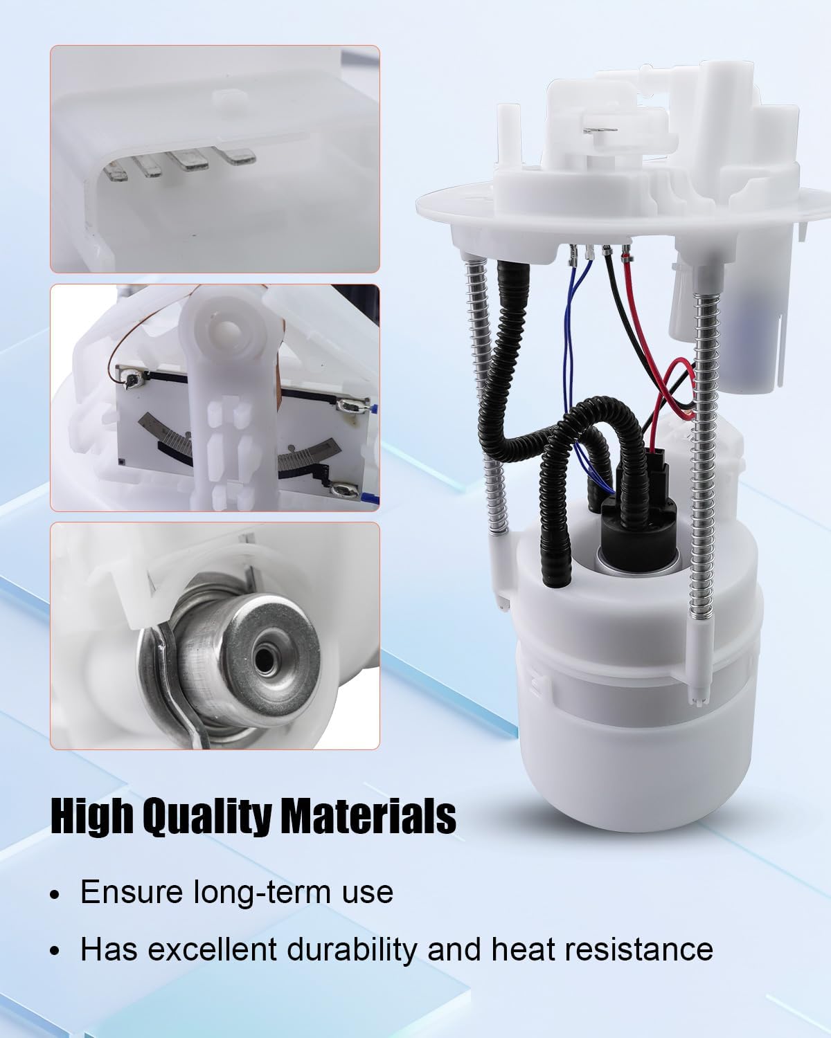 1PC Electric Fuel Pump Module Assembly 52029625AA Fit for Jeep Compass 2017-2021 2.4L Renegade 1.3L 1.4L 2015-2018 2.4L 2015-2021 Replace 52029643AC 68312374AB 8367970AA 7611338AC AR0037920