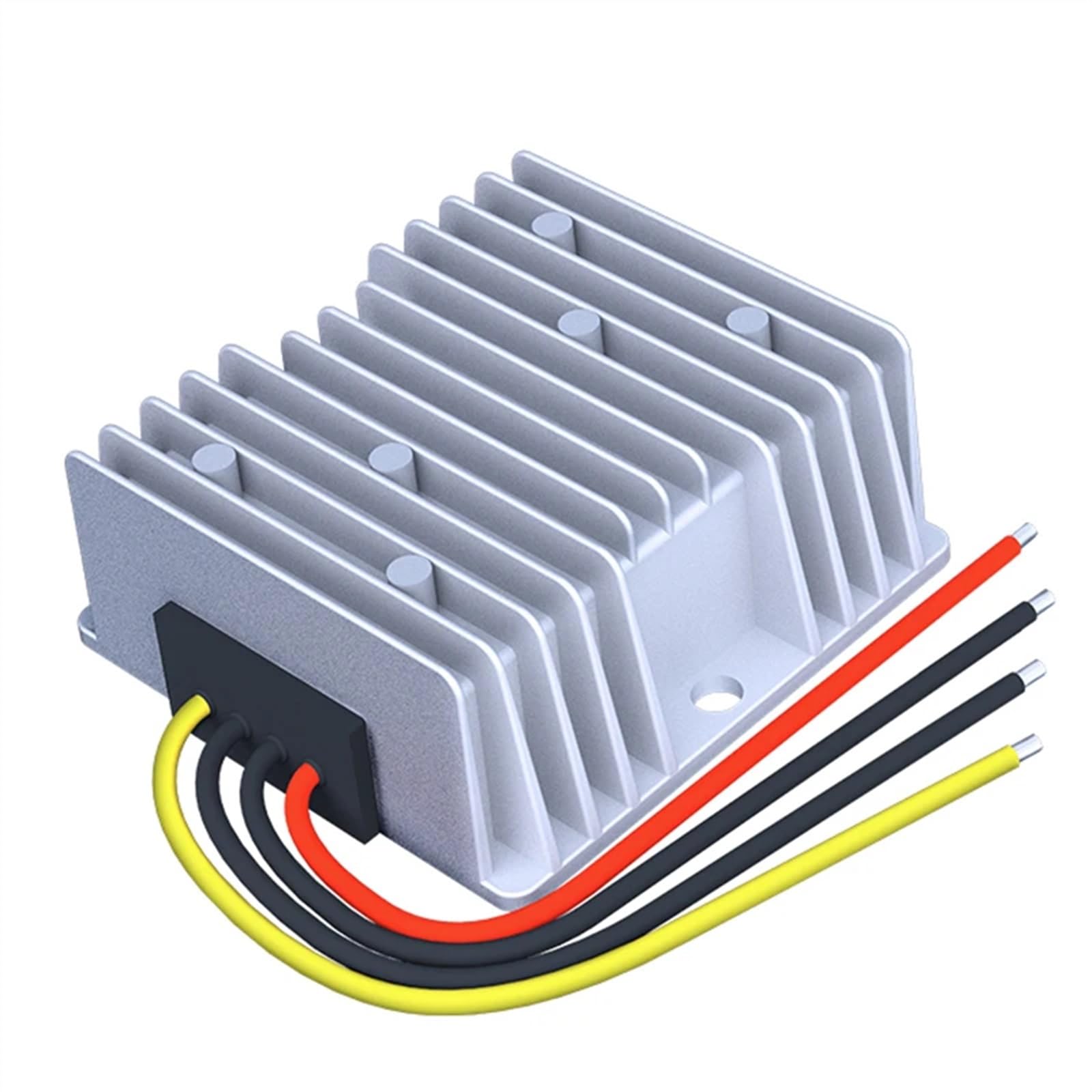 Wodoodporny konwerter DC, 10-45 V do 48 V regulatory napięcia, moduł 12 V do 48 V, falownik zasilacza samochodowego (8A Aluminium XL, 12 V-48 V)