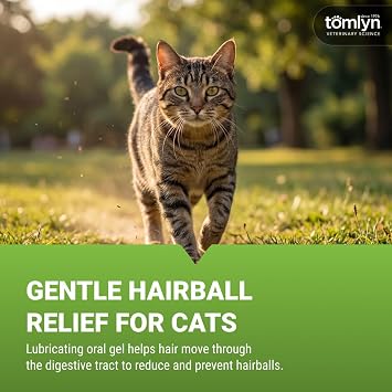 Tomlyn Laxatone Catnip-Flavored Hairball Remedy Gel for Cats, 4.25oz