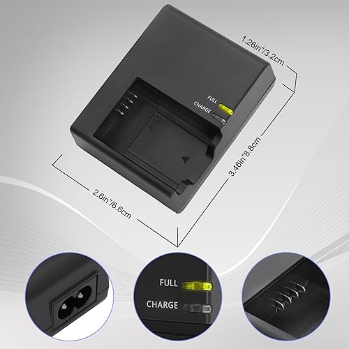 Miniatura 5 de LP-E10 LC-E10 LC-E10C Cargador de batería rápido para Canon EOS Rebel T7 T6 T5 T3 T100 4000D 3000D 2000D 1500D 1300D 1200D 1100D DSLR Cámara digital