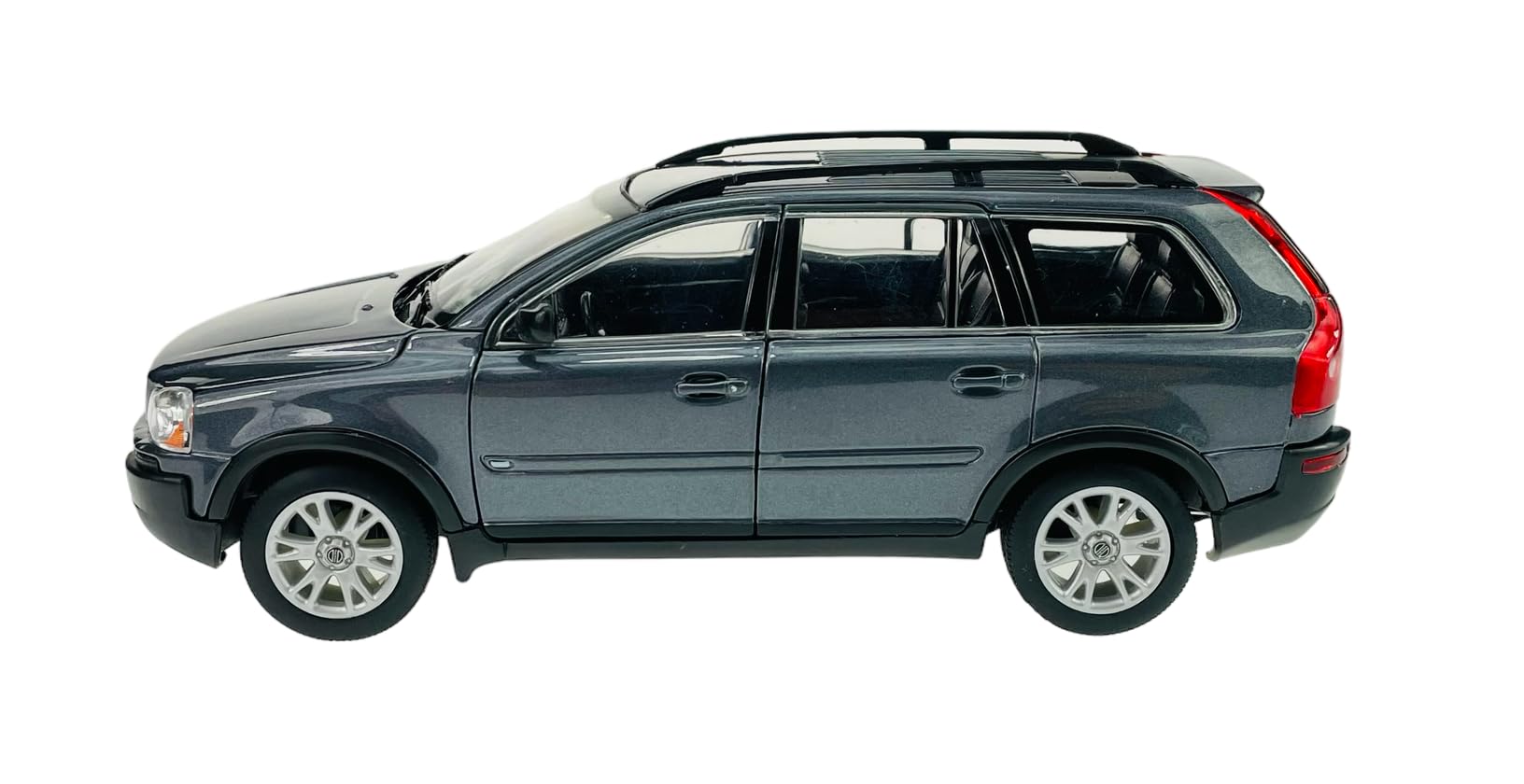 Modello Auto Compatibile con Volvo XC90 Grigio SUV 1° generazione 2002-2015 1/24 1:24 Metallo Modello Auto Il Cast Nuovo in Scatola 22460