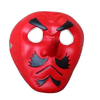 みちのく芸能 能面 神楽 面 お面 鬼 天狗 お祭り 演舞 演武 天狗面 白 お面 てんぐ 面 神楽 天狗舞 天狗祭り 祭り 小道具