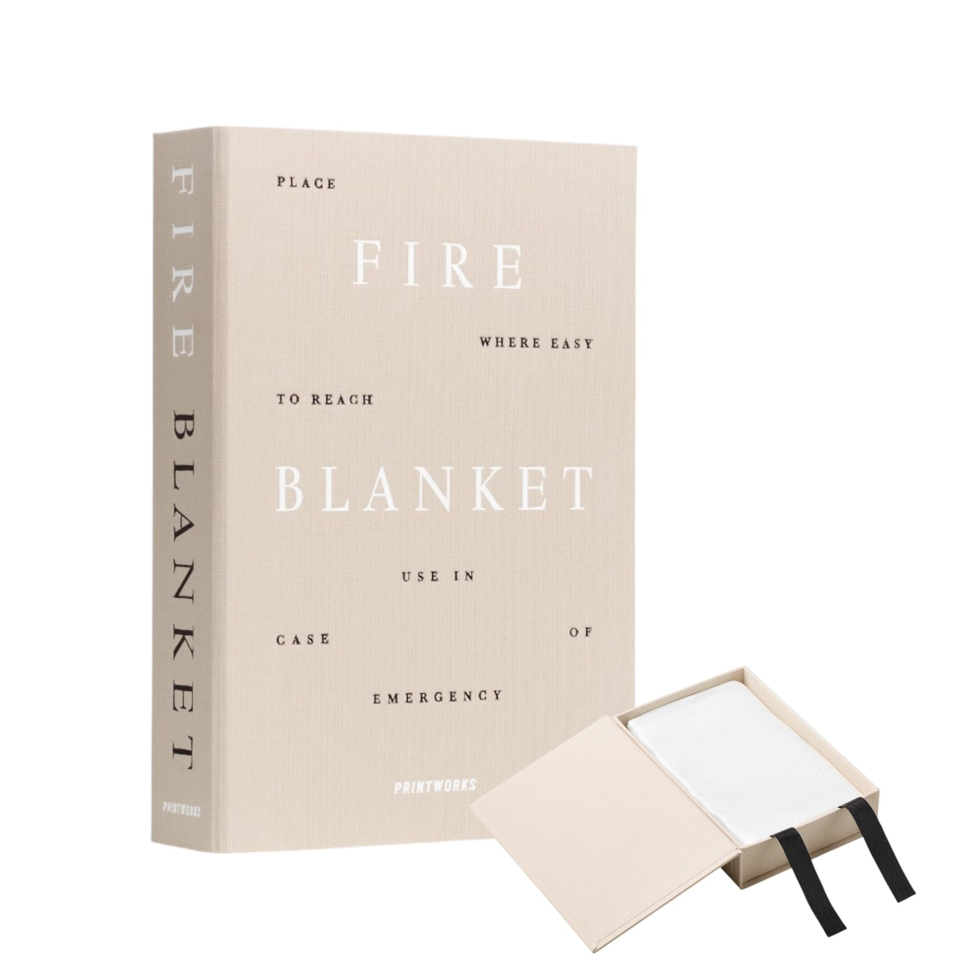 Printworks Beige Fire Blanket,