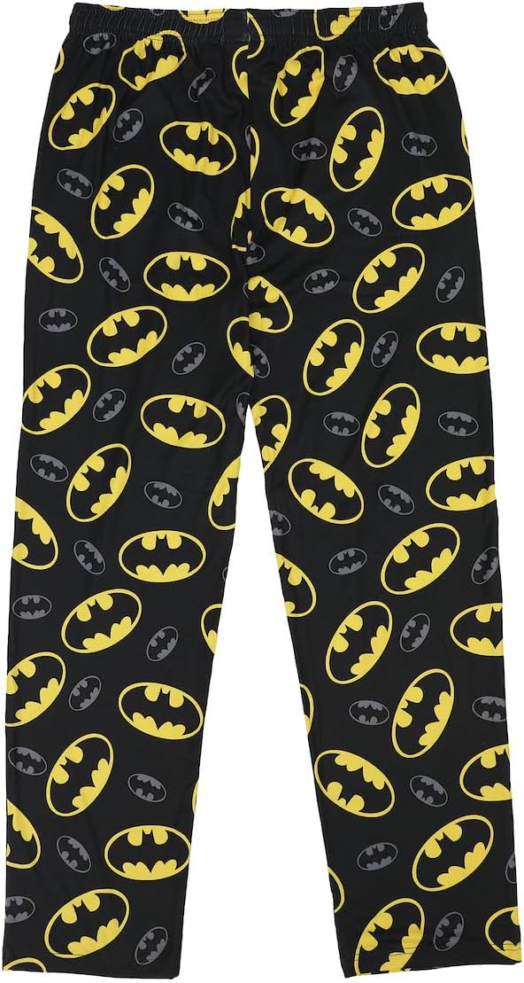 Men's Adult Batman Black Sleep Pants - Gotham Knight Comfort for Superhero Fans - Image 6