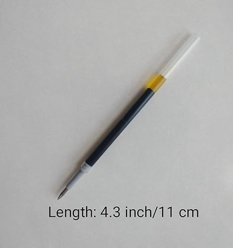 Miniatura 7 de Recambios de bolígrafo de gel retráctil, paquete de 80 recambios de bolígrafo retráctil negro, repuesto de tinta de gel de 0.020 in, con 6