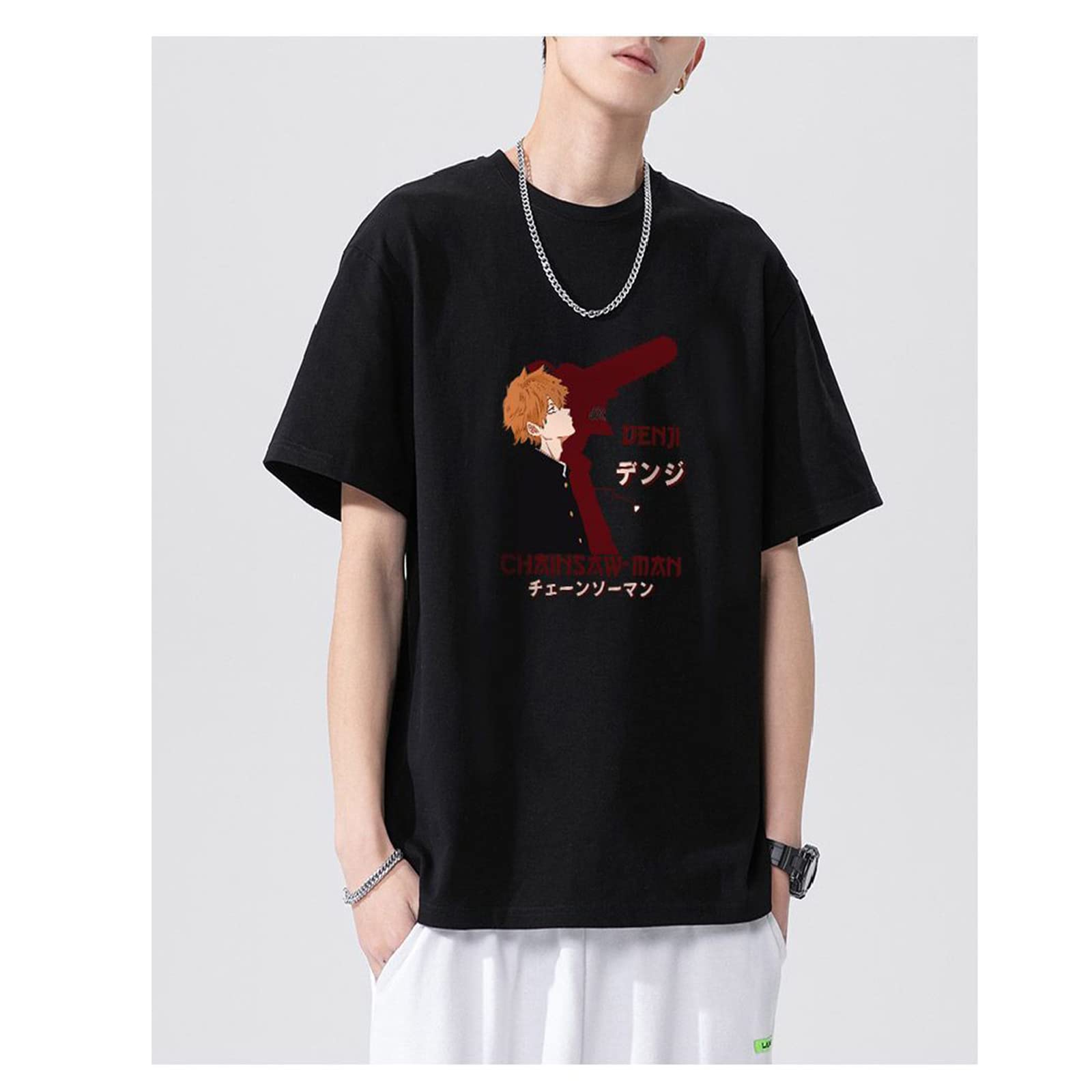 Amazon.co.jp: 【VACCU】 チェンソーマン Tシャツ デンジ パワー