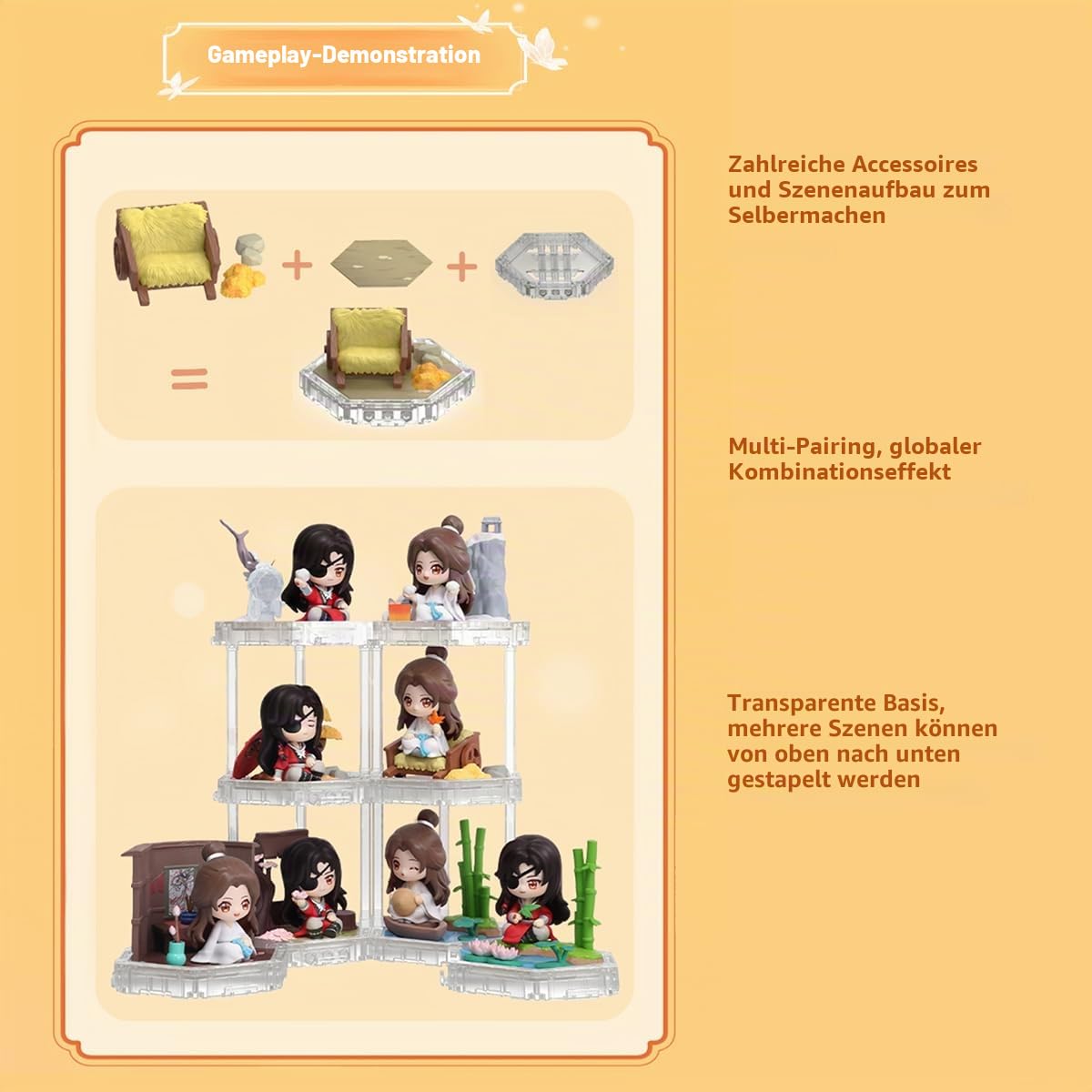 Heaven Official Blessing Hua Cheng Xie Lian Chibi Figuren Anime Gift Blind Boxs (Winter Kombinatorisch)