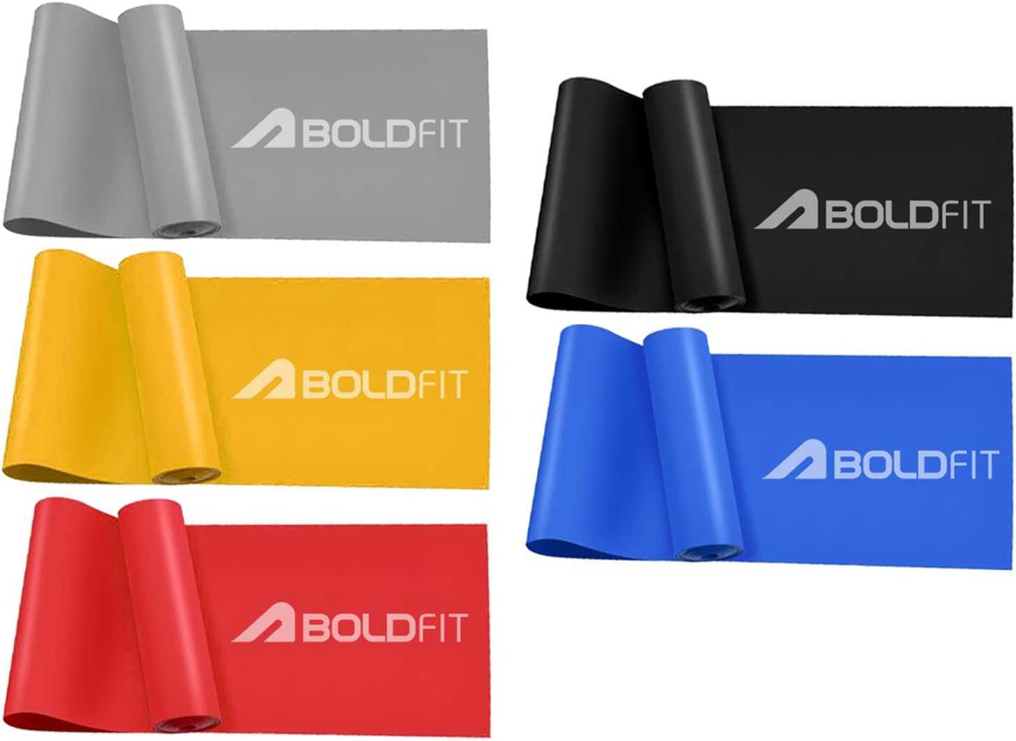Boldfit Resistance Band Pilates Resistance Bands for Workout Exercise for Home Gym Fitness Band for Stretching Exercise Band for Women Resistance Bands for Workout for Men Theraband