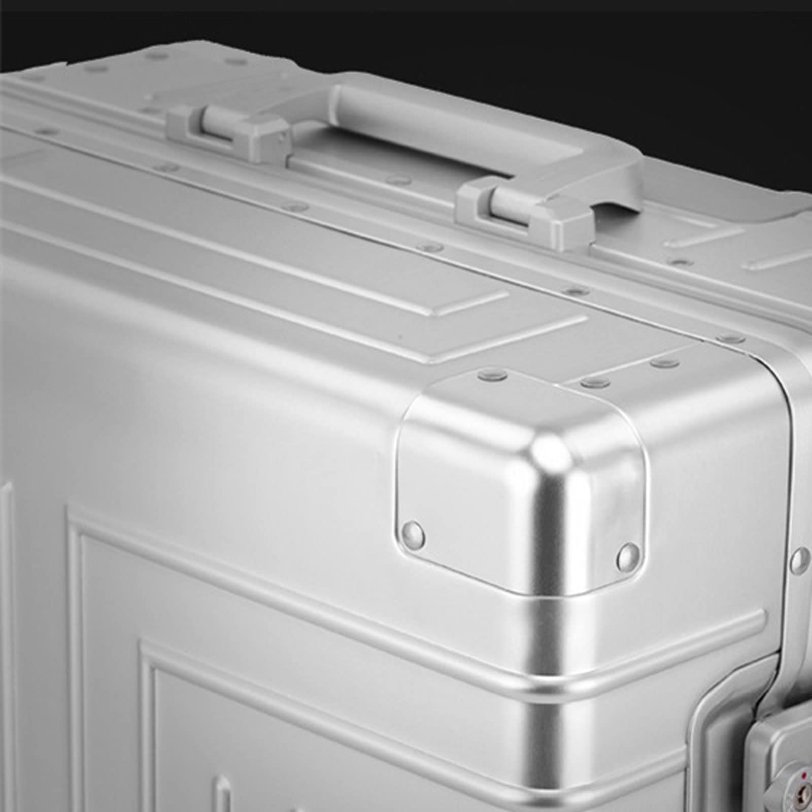 Estuche Rígido Equipaje All-Aluminum-Magnesium Alloy Trolley Case Universal Wheel Maleta Grande Male and Female Password Box 20 Inch 28 Box Maleta (Color : Green, Size : 24")