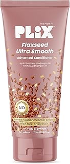 PLIX - THE PLANT FIX Flaxseed Ultrasmooth Advanced Conditioner | Plant Keratin PF &amp; Flaxseed Oil | Smooth &amp; Manageable Hai...
