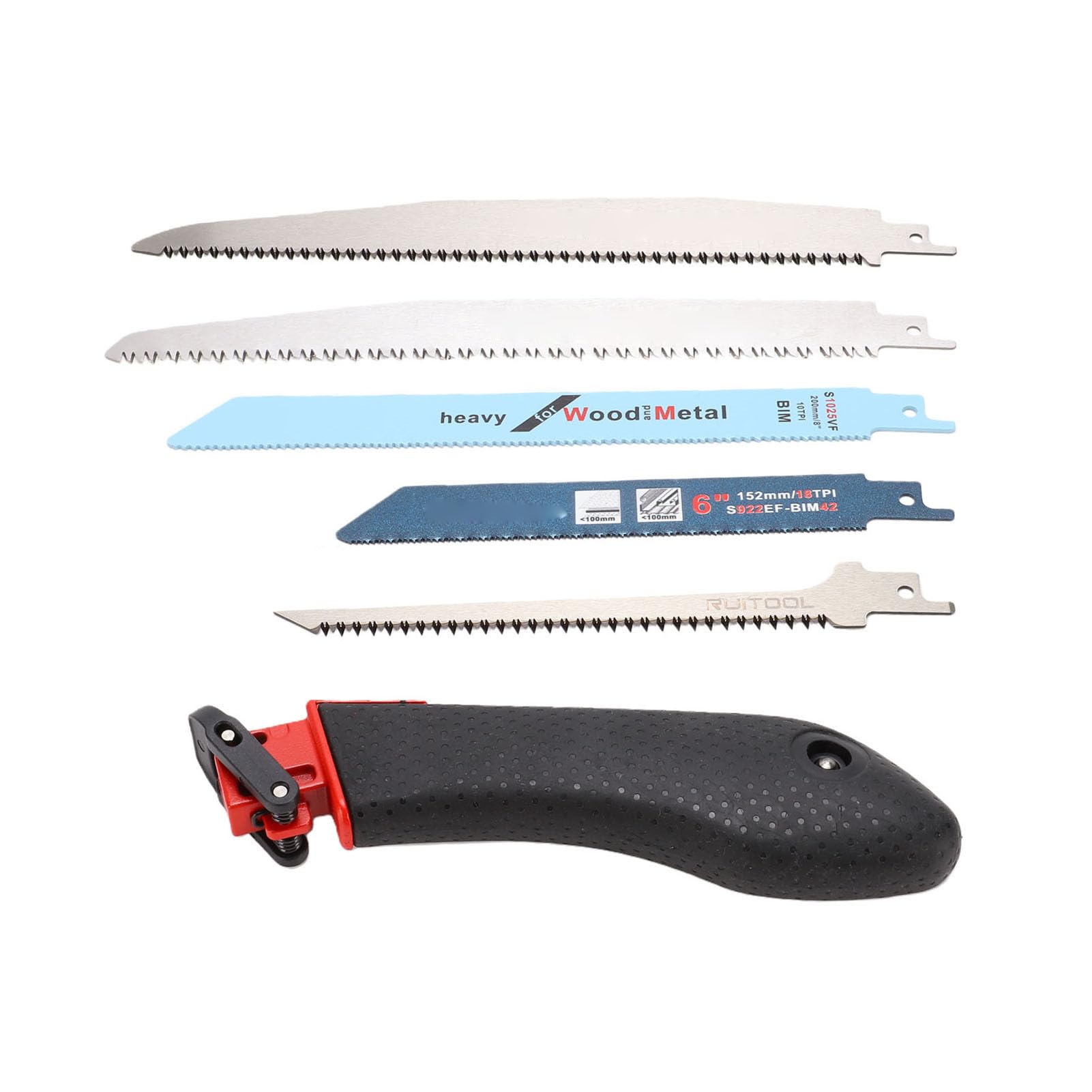 Seghetto a mano 5 lame per e legno bagnato portatile