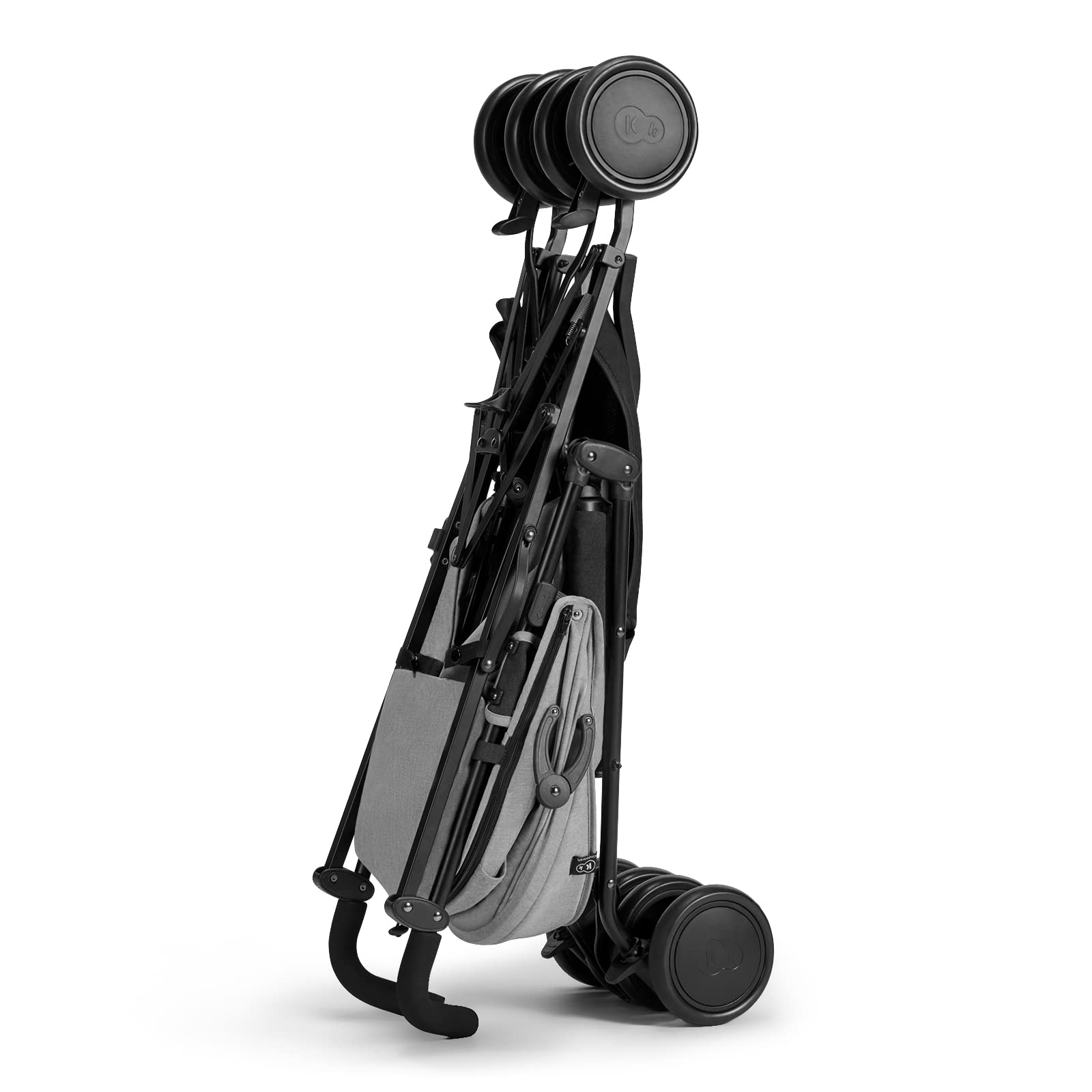 kk Kinderkraft Passeggino Leggero SIESTA, Pieghevole Veloce Compatto, Schienale reclinabile, Barra di sicurezza, Posizione Nanna, Accessori, fino a 22 kg, Grigio
