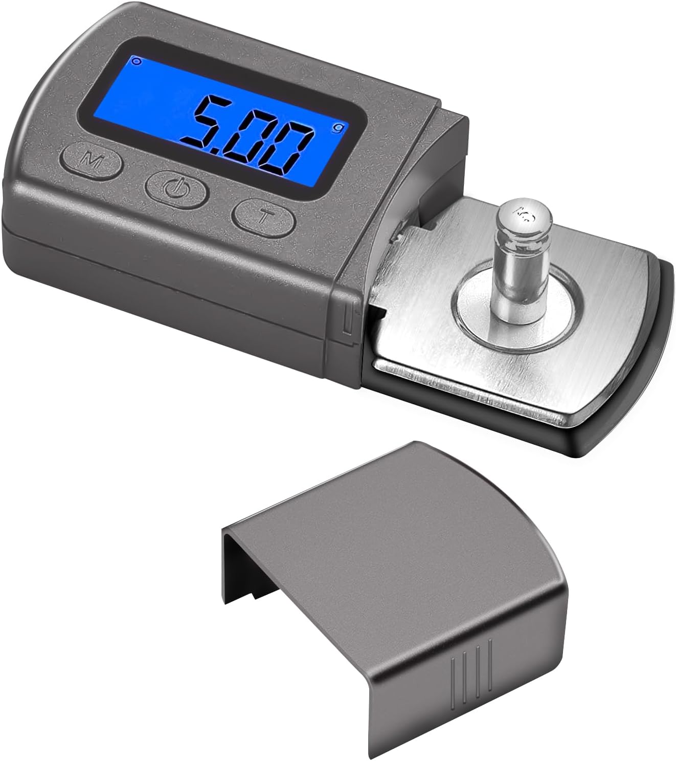 Digital Turntable Stylus Force Scale Gauge 0.01g Blue LCD Backlight,Tracking Force Pressure Gauge/Scale for Tonearm Phono Cartridge