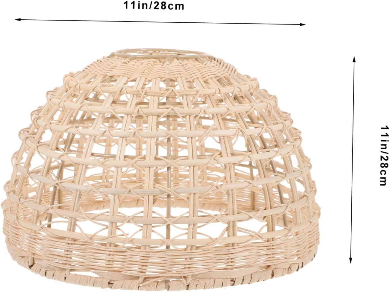 POPETPOP Living Room Ceiling Light Simple Lampshade Woven Light Cover for Bedroom Decor