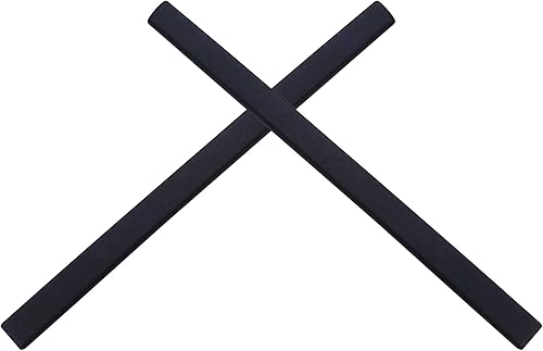 Eye Opening Stuff Auriculares de repuesto compatibles con gafas de sol Oakley Tincup OX3184/Tincup 0.5 OX5099 - Negro