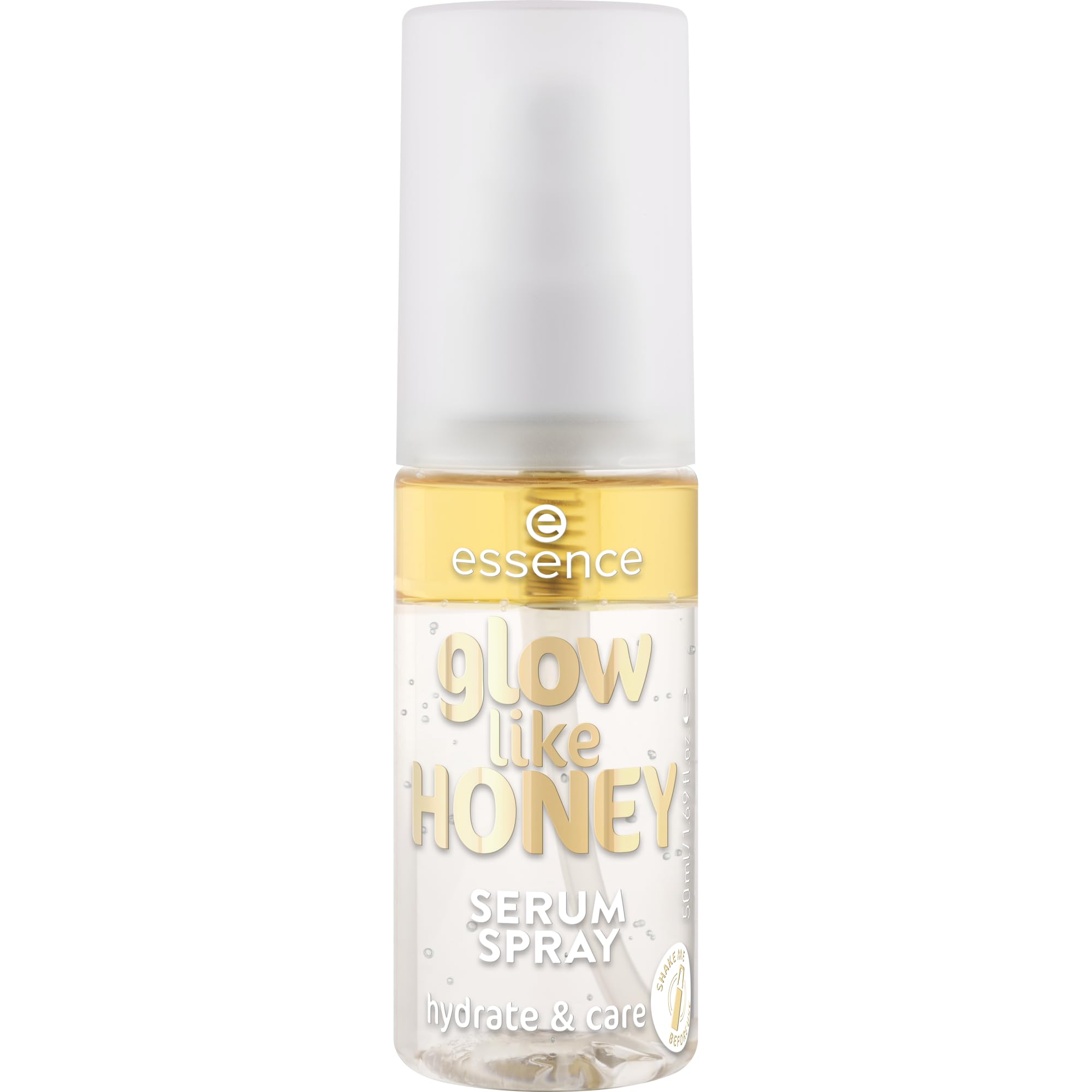 essence Glow Like Honey Serum Spray, Dewy Face Mist, Vegan & Cruelty Free