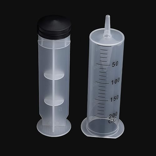 Miniatura 8 de Paquete de 5 jeringas de plástico reutilizables de 5.1 fl oz empaquetadas individualmente para laboratorios científicos y dispensación de múltiples